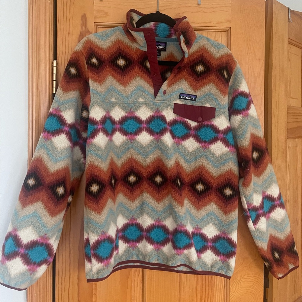 Patagonia womens Snap-t fleece pullover size M